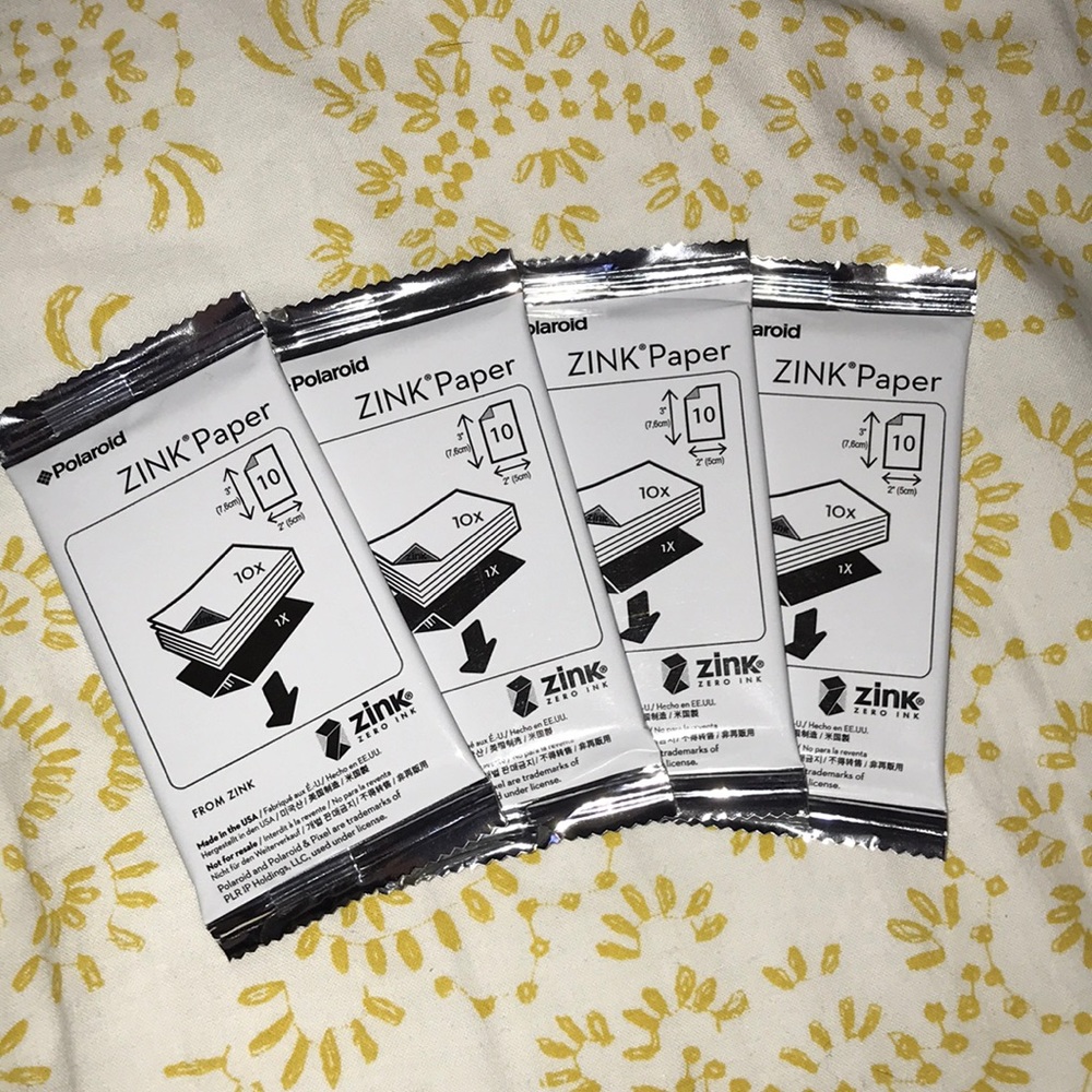 New never opened Zink Polaroid paper